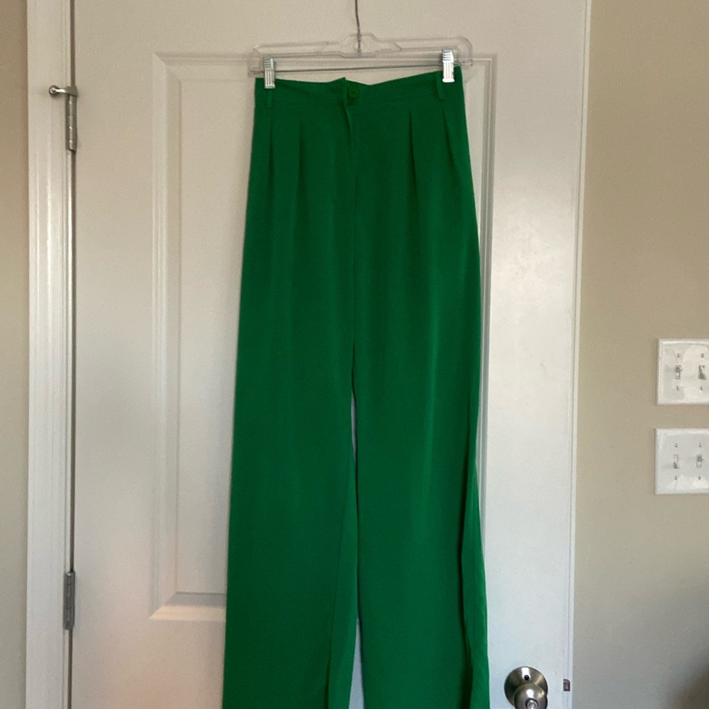 Bright Green dress pants